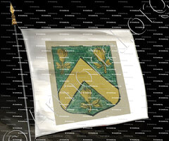 drapeau-ROUSSEL (Alsace)_Blason enregistré sous le règne de Louis XIV_France 