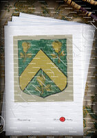 velin-d-Arches-ROUSSEL (Alsace)_Blason enregistré sous le règne de Louis XIV_France 