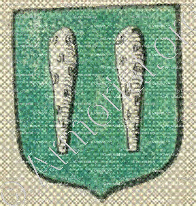 DELMASSE (La Rochelle)_Blason enregistré sous le règne de Louis XIV._France