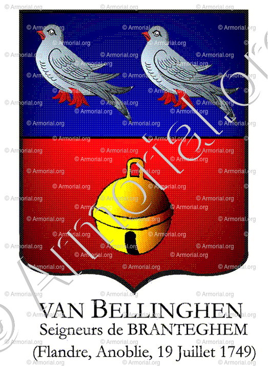 VAN BELLINGHEN_sgrs de Branteghem, 1749_Belgique