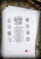 velin-d-Arches-NOLLET_Blason aux huit quartiers de Maximilien Spanoghe, fils de Maximiéien et de Barbe Rommel. Bruges._Belgique (2)