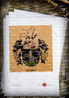 velin-d-Arches-HUBEL_Wappenbuch der Stadt Basel . B.Meyer Knaus 1880_Schweiz