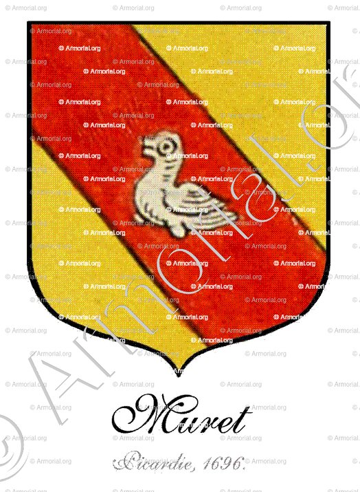 MURET_Picardie, 1696._France