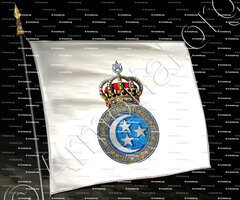 drapeau-Sultanat d'EGYPTE (1914-1922)_Égypte_Empire ottoman. ()