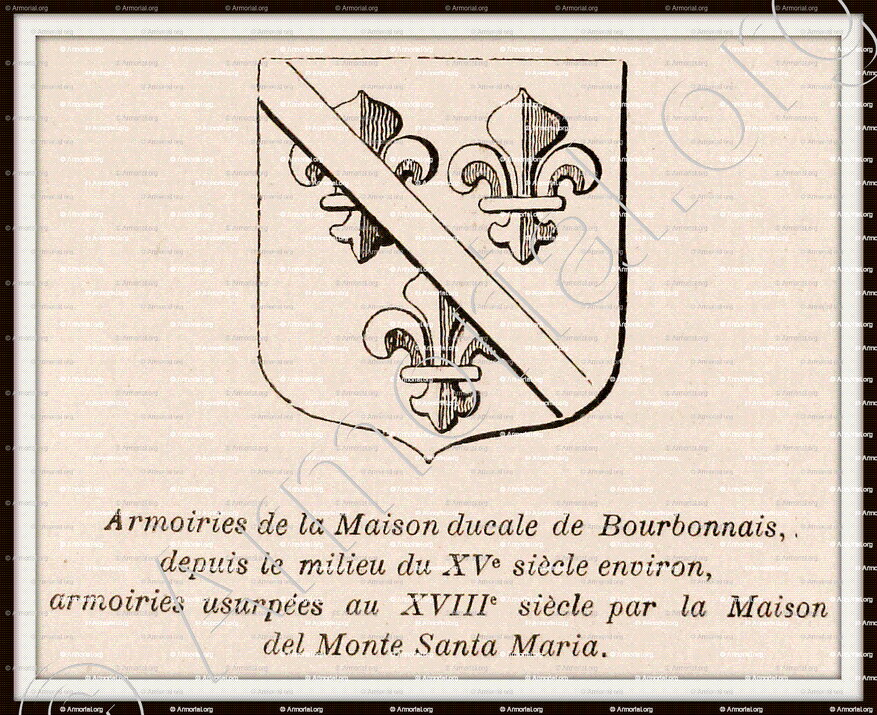 BOURBONNAIS_armoiries de la maison ducale de Bourbonnais_France (i)