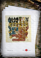 velin-d-Arches-LINIE NASSAU 1750_Wappen der Fürsten zu Nassau von der Jüngern Linie_Luxemburg ()