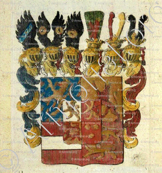 LINIE NASSAU 1750_Wappen der Fürsten zu Nassau von der Jüngern Linie_Luxemburg ()
