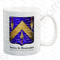 mug-BARBEY de FONTENAILLES_Seigneurs de Fontenailles, 1703. Normandie_France