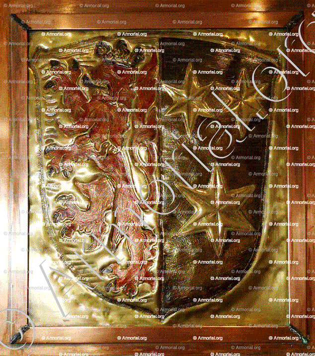 GERRESHEIM_Schumacher in Gerresheim. Wappen Gerresheim_Deutschland