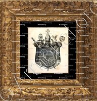 cadre-ancien-or-MAYNTZ_wappen des Churfürsten zu Mayntz_Deutschland