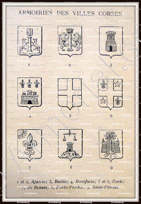 BONIFACIO_Armorial Corse. (Colonna de Cesari Rocca, 1892)_Corsica (i)