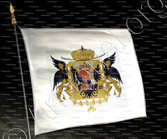 drapeau-RÖMISCH DEUTSCHES REICH WAPPEN von J. 1757_Die Wappen der Deutschen Landesfürsten_Deutschland ()