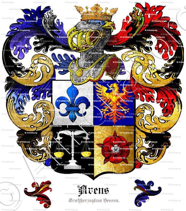 ARENS_Großherzogtum Hessen_Deutscher Bund (b+)
