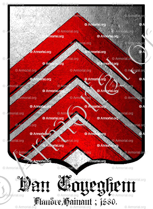 VAN COYEGHEM_Flandre, Hainaut 1580._Belgique. België (i)