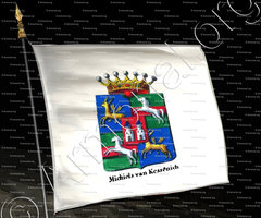 drapeau-MICHIELS VAN KESSENICH_Armorial royal des Pays-Bas_Europe
