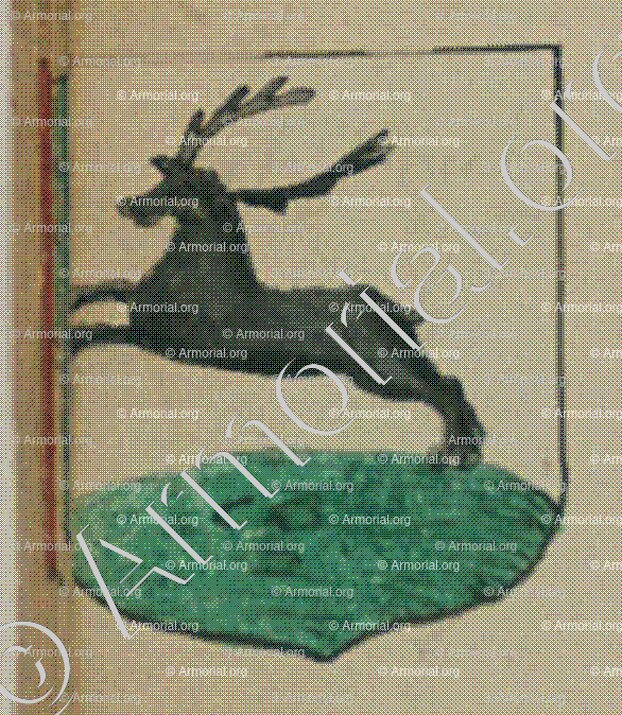 HABIN ve VERNIER (Alsace)_Blason enregistré sous le règne de Louis XIV_France 