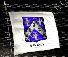 drapeau-de LE CROIX_Hainaut_Belgique