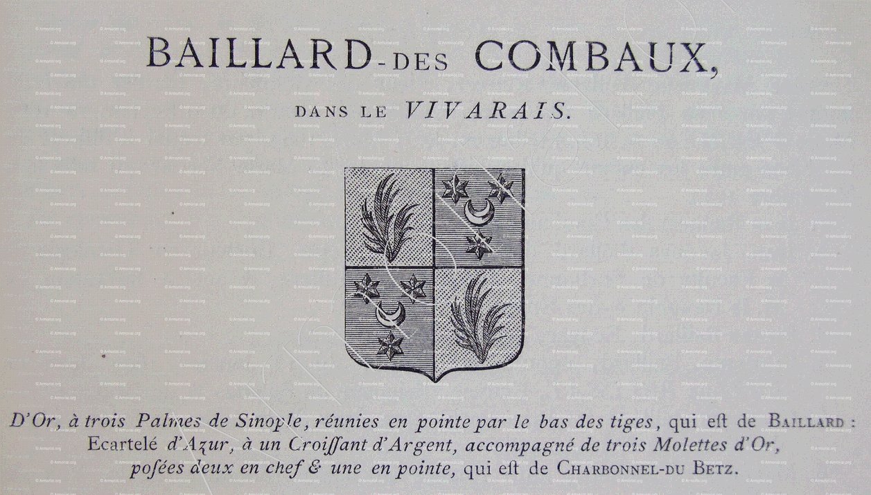 BAILLARD des COMBAUX_Vivarais_France