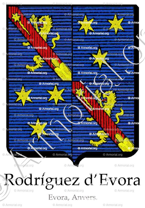 RODRÍGUEZ d'EVORA_Evora, Anvers._Portugal, Pays-Bas espagnols (Belgique).