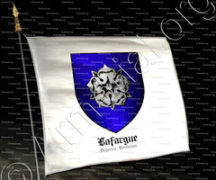 drapeau-LAFARGUE_Guyenne, Bordelais._France ..