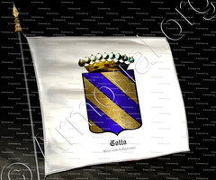 drapeau-COTTA_Nizza, conti di Lucerame_Casa Savoia (Stati Sardi).