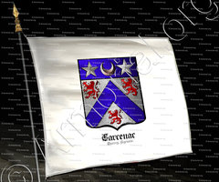 drapeau-CARCENAC_de Barrau de C.  Quercy, Agenais XVIe s._France  (2)+