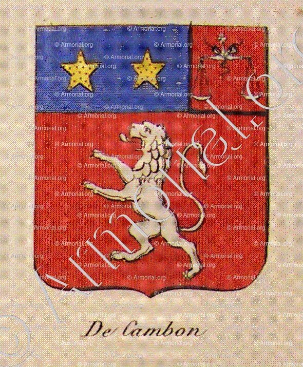 DE CAMBON_Noblesse d'Empire._France