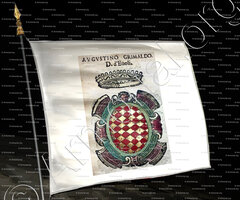 drapeau-GRIMALDI_Duca di Evoli. Regno di Napoli_Italia (1)