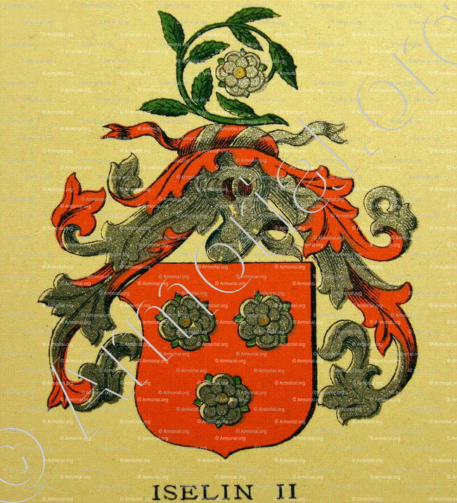 ISELIN_Wappenbuch der Stadt Basel . B.Meyer Knaus 1880_Schweiz