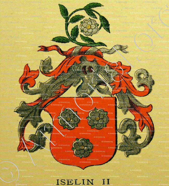 ISELIN_Wappenbuch der Stadt Basel . B.Meyer Knaus 1880_Schweiz