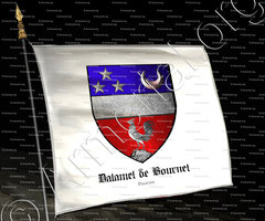 drapeau-DALAMET de BOURNET_Vivarais_France
