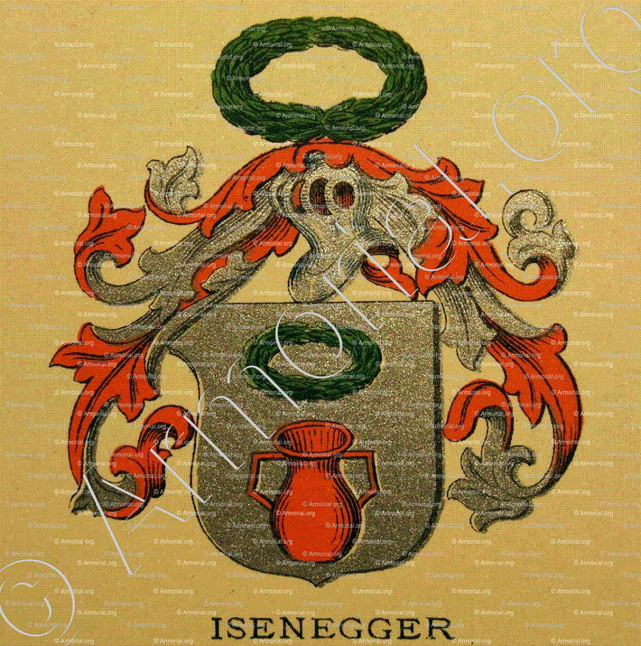 ISENEGGER_Wappenbuch der Stadt Basel . B.Meyer Knaus 1880_Schweiz