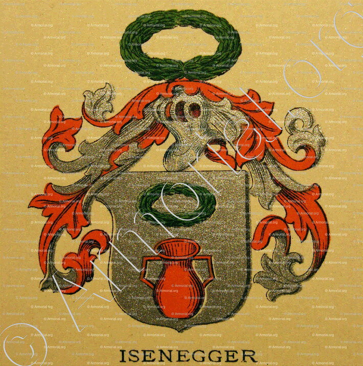 ISENEGGER_Wappenbuch der Stadt Basel . B.Meyer Knaus 1880_Schweiz