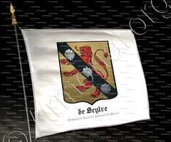 drapeau-de SEYTRES_Seigneurs de Caumont, 1633-1792_France +