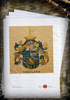 velin-d-Arches-ISENFLAMM_Wappenbuch der Stadt Basel . B.Meyer Knaus 1880_Schweiz