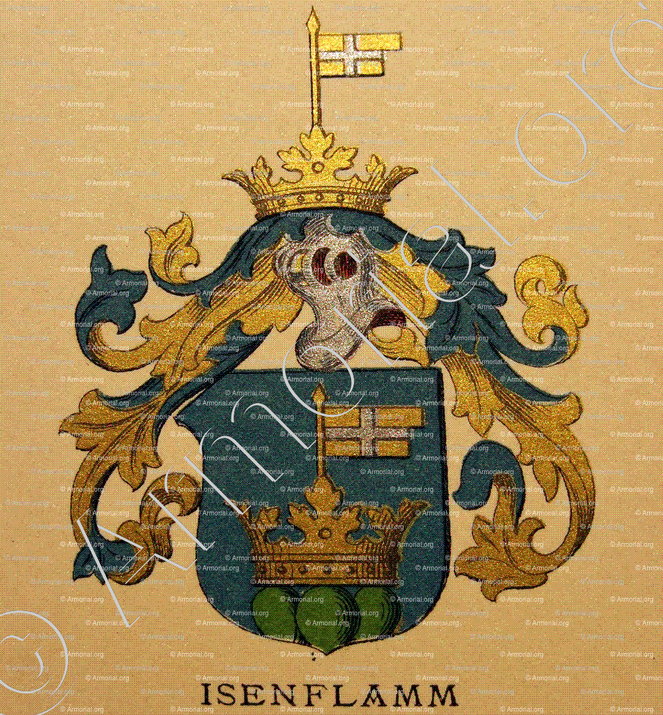 ISENFLAMM_Wappenbuch der Stadt Basel . B.Meyer Knaus 1880_Schweiz