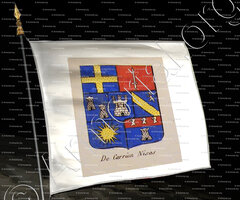 drapeau-DE CARRION NISAS_Noblesse d'Empire._France