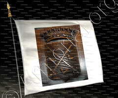 drapeau-PRUDHOMME de la Pérelle_ Château d'Argentières. (commune de Vaux, Allier). L et J D_ France (ii)