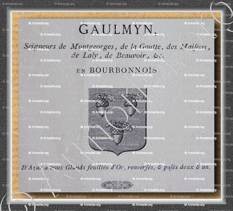 GAULMYN_Bourbonnais_France