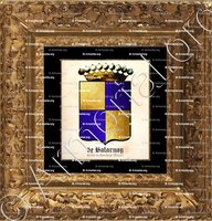 cadre-ancien-or-de BATARNAY Comte du BOUCHAGE_Anjou_France