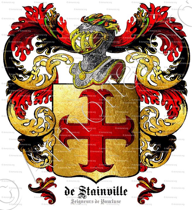 de STAINVILLE_Seigneurs de Vaucluse, 1475-1500._France ()