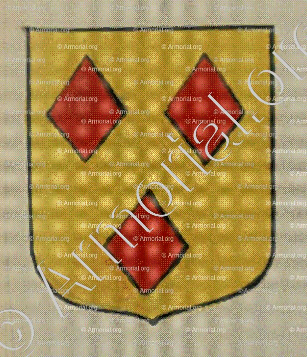 BRICK (Alsace)_Blason enregistré sous le règne de Louis XIV_France 
