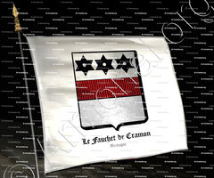 drapeau-Le FAUCHET de CRAMON_Bretagne_France ()
