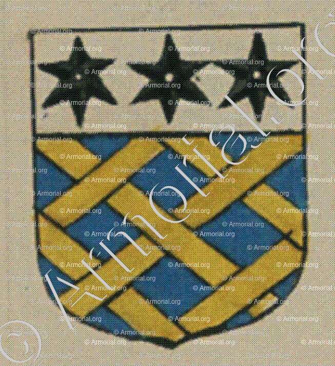 HAIRAY (Alsace)_Blason enregistré sous le règne de Louis XIV_France 