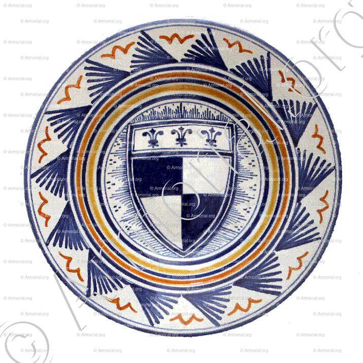 MANFREDI_Piatto di terracotta (XVIII secolo)._Italia