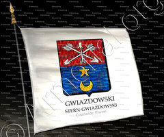 drapeau-GWIAZDOWSKI ou STERN-GWIAZDOWSKI_Courlande, Prusse._Livonie