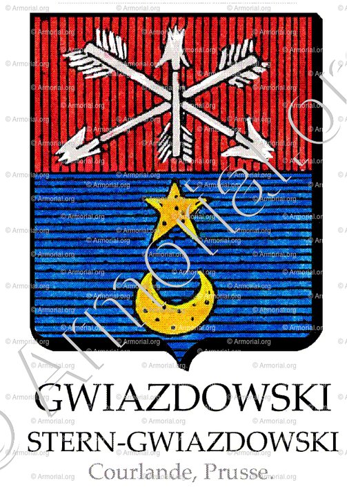 GWIAZDOWSKI ou STERN-GWIAZDOWSKI_Courlande, Prusse._Livonie