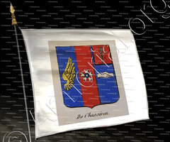 drapeau-DE CHASSIRON_Noblesse d'Empire._France