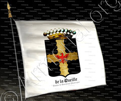 drapeau-de La QUEILLE Comtes de Ronchevol_Auvergne_France