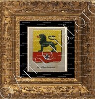 cadre-ancien-or-DE CHASTEIGNER_Noblesse d'Empire._France